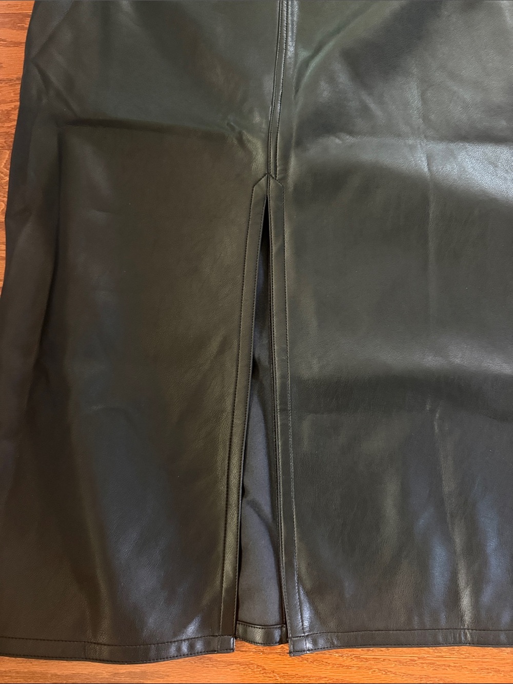 NWT Anthropologie Pilcro faux leather belted midi skirt - Picture 10 of 11